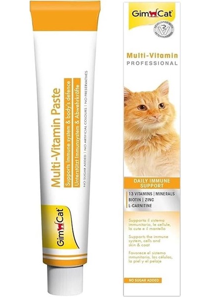 Kediler Için Multi-Vitamin, 100 G, Keten Tohumu Yağı (Omega-3 Yağ Asitleri, Dha ve Epa'nın