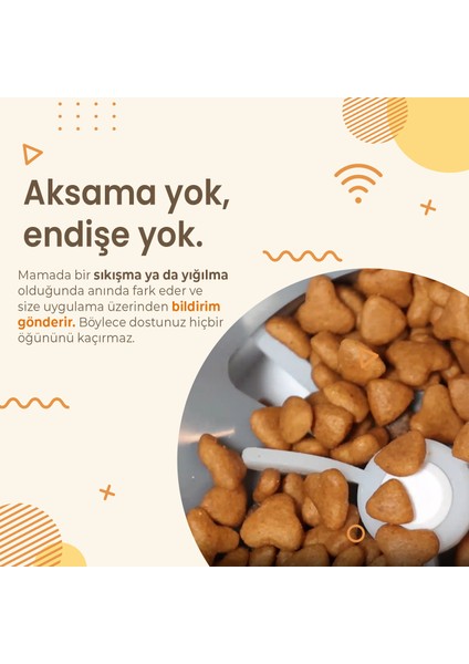 QQ005 Kameralı Akıllı Otomatik Kedi Mama Kabı , Wifi Uzaktan Kontrol, Sesle Çağırma, 480P Kamera, 6lt Hazne, Metal Kase, Siyah fırsatları