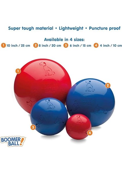 Boomer Köpek Için Sert Oyun Topu 10 cm indirimleri