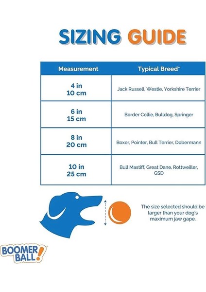 Boomer Köpek Için Sert Oyun Topu 10 cm