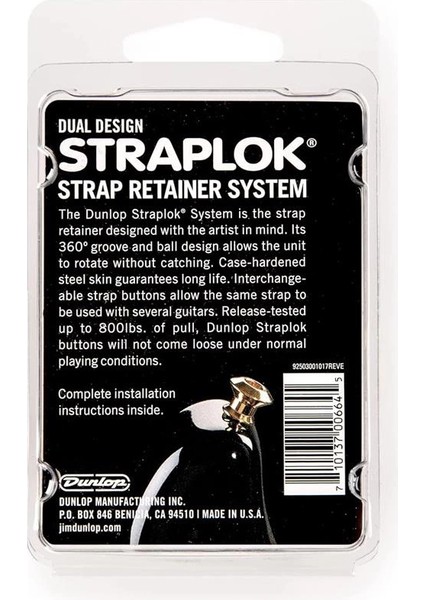 Dunlop Çift Tasarım Straplok Sistemi modelleri