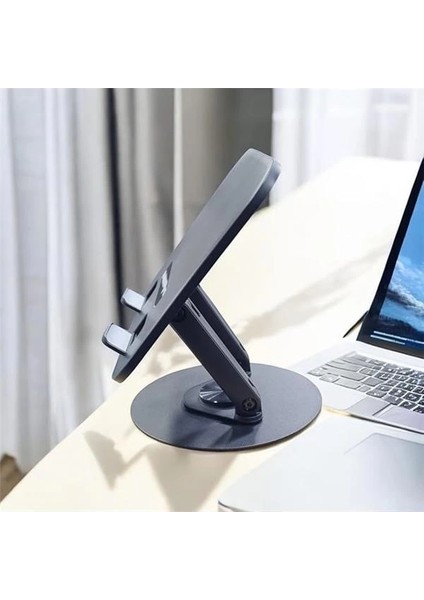 360 Derece Sonsuz Pozisyonda Dönebilen Katlanabilir Metal Alaşımlı Yükseklik ve Açı Ayarlı modelleri