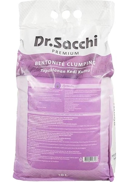 Dr.sacchi Lavanta Kokulu Bentonit Kedi Kumu 10 Lt fiyatları