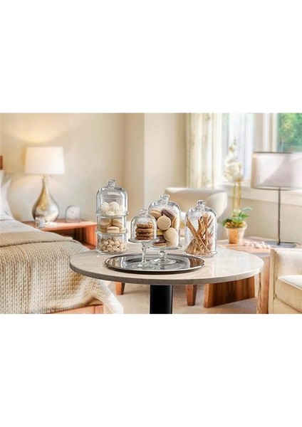 -Villa Patisserie 3 Katlı Cam Kurabiyelik - 102150 modelleri