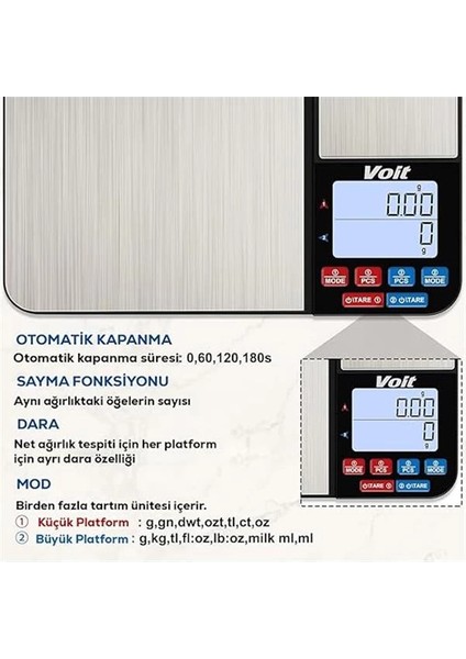 SC21 Hassas Mutfak Terazisi-Lcd Ekranlı Dijital Tartı-Paslanmaz Çelik Mutfak Ölçüm Tartısı indirimleri