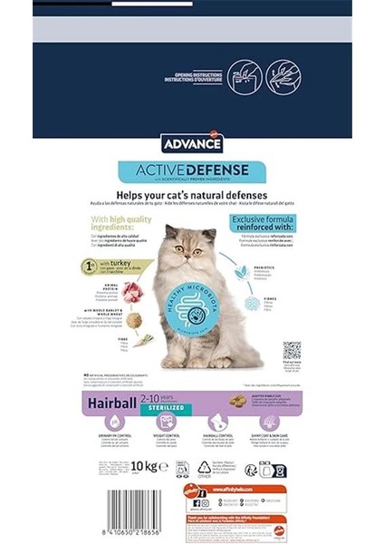 Hairball Hindili Kısırlaştırılmış Kedi Maması 10 kg modelleri