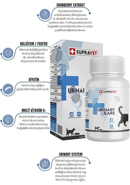 Urinary Care Kedi ve Köpek Idrar Sağlığı 75 Tablet fiyatları