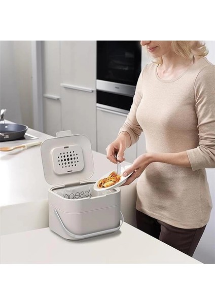 30015 Stack 4 Organik Atık Kabı, Plastik, 23,5 x 19,7 x 16,1 cm indirimleri