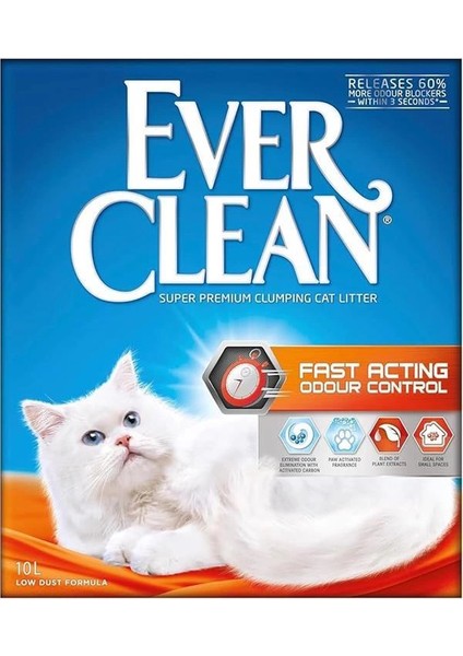 Kedi Kumu, Hızlı Etki Eden Koku Önleyici, 10 Litre, Koku Maddeleri ile