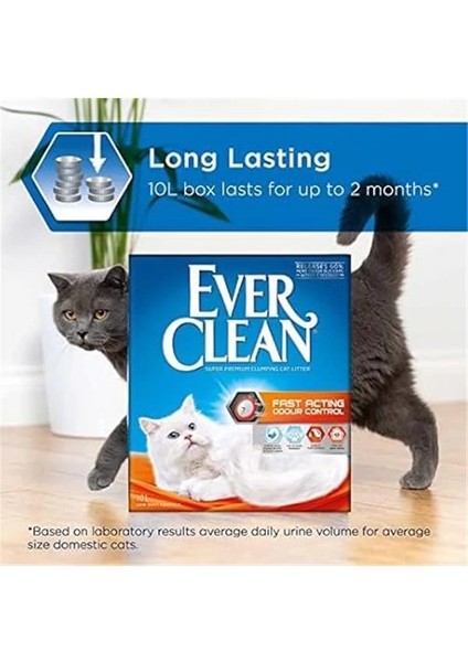 Kedi Kumu, Hızlı Etki Eden Koku Önleyici, 10 Litre, Koku Maddeleri ile