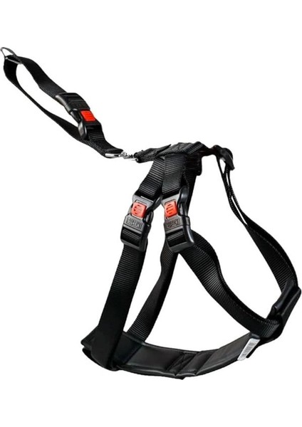 Naylon Araç Emniyet Kemeri, Evcil Hayvanlar Için, L, 50-70 Cm, Siyah