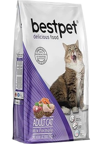 Tavuklu Kuzulu ve Balıklı Mix Yetişkin Kedi Maması 15 kg fiyatları