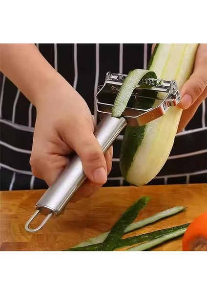 Paslanmaz Çelik Soyacak - Turbo Jülyen Doğrayıcı - Çok Fonksiyonlu Mutfak Aleti - fiyatları