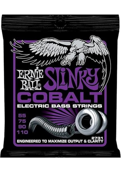 Power Slinky Kobalt Elektrik Bas Telleri, Ölçü 55-110 fiyatları