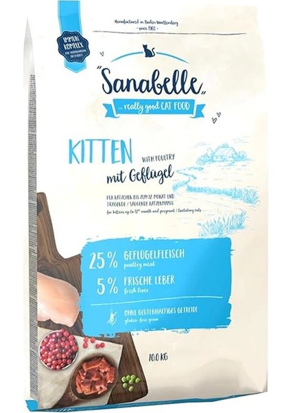 Kitten Glutensiz Hamile Emziren Anne Kedi ve Yavru Kedi Maması 10 kg