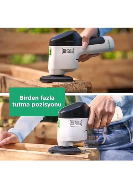 Black + Decker Reviva 12V Şarjlı Zımpara Makinesi indirimleri