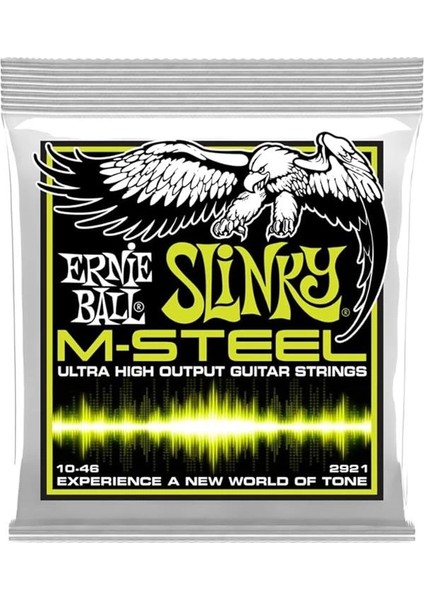 P02921 Normal Slinky M-Çelik Elektro Gitar Telleri, Ölçü 10-46