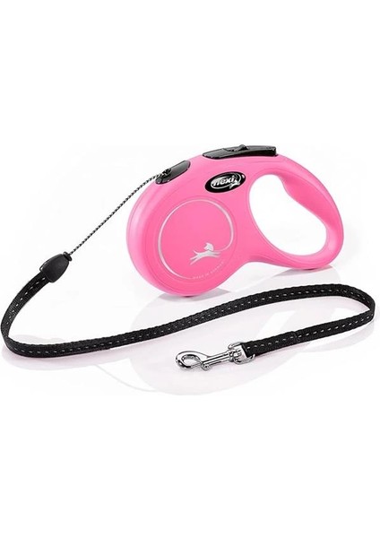 Flexi New Classic S Beden Pembe 5mt Ipli Tasma