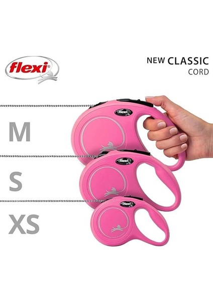 Flexi New Classic S Beden Pembe 5mt Ipli Tasma indirimleri