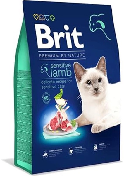 Premium By Nature Sensitive, Hassas Sindirime Sahip Kediler Için, Kuzu Etli Kuru Mama, 8 kg modelleri