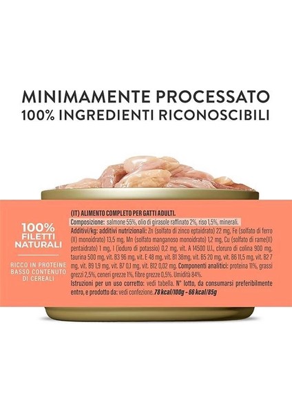 Yetişkin Kedi Konservesi 85 gr Somonlu fırsatları