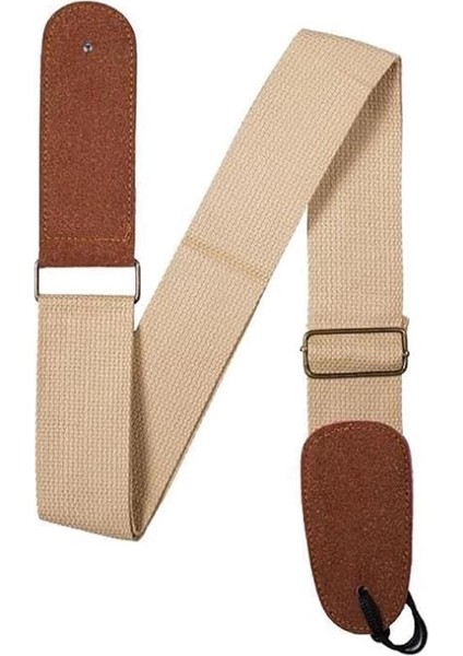 Midex HG22 Gitar Omuz Askısı Krem Renk 5 mm Genişlik 87-146 cm