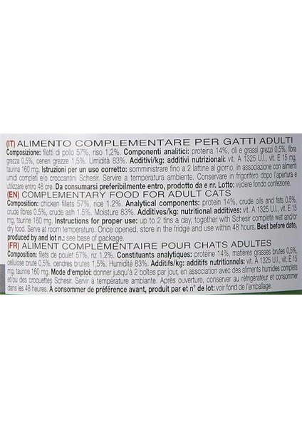 Yetişkin Kedi Konservesi 85 gr Tavuk Etli indirimleri