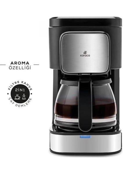 Just Coffee 2in1 Filtre Kahve Makinesi Inox fiyatları