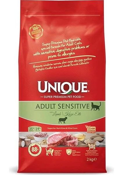 Adult Cat Sensitive With Lamb 2 kg