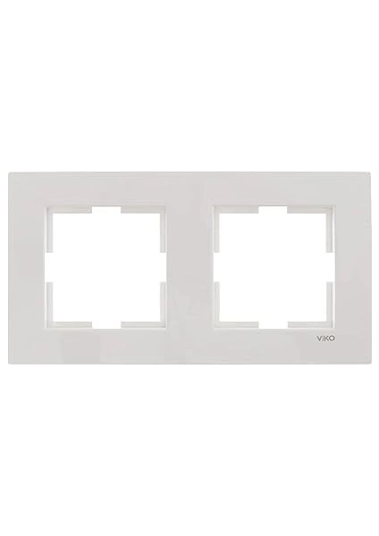 Karre Ikili Çerçeve, Beyaz