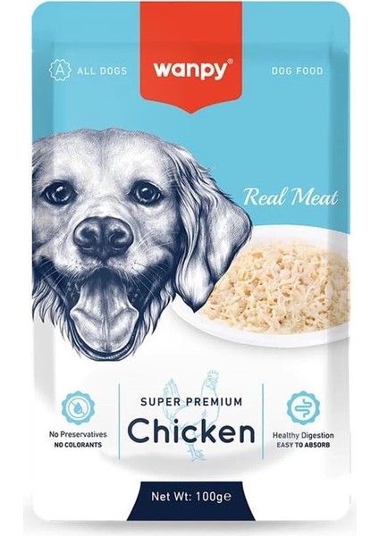 Tavuklu Yaş Köpek Maması 100 G