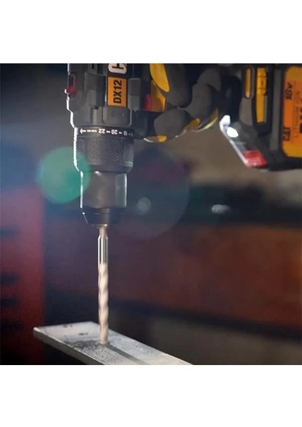 DX12SET 18VOLT/2.0AH Li-Ion Çift Akülü Kömürsüz Profesyonel Şarjlı Darbeli Matkap + DA01903 201