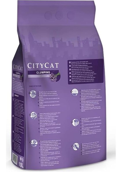 City Cat Lavanta Kokulu Kedi Kumu 10 Lt fiyatları