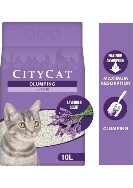 City Cat Lavanta Kokulu Kedi Kumu 10 Lt modelleri