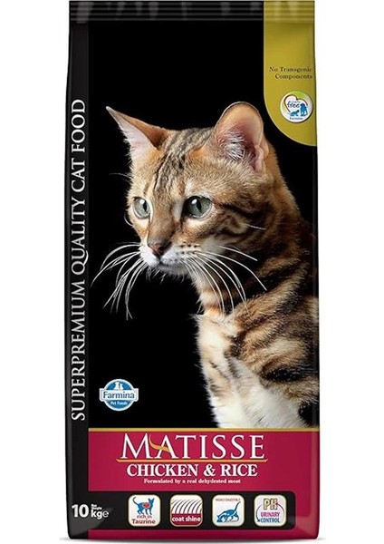 Matısse Kedi Maması Tavuk & Pirinç 10 kg