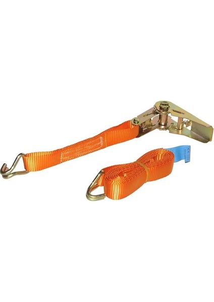 Safeset Sg-27 25MM 1 Inç Spanzet 4 mt 400-800 kg Kaldırma 6 mm Çift J Kanca 1.1 Yük Gerdirme