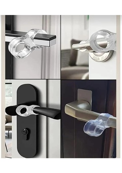 Ktn Aksesuar Kapı Kolu Stoperi, Kapı Arkası Duvar Koruyucu Tampon, Silikon Durdurucu, Pencere Kolu indirimleri