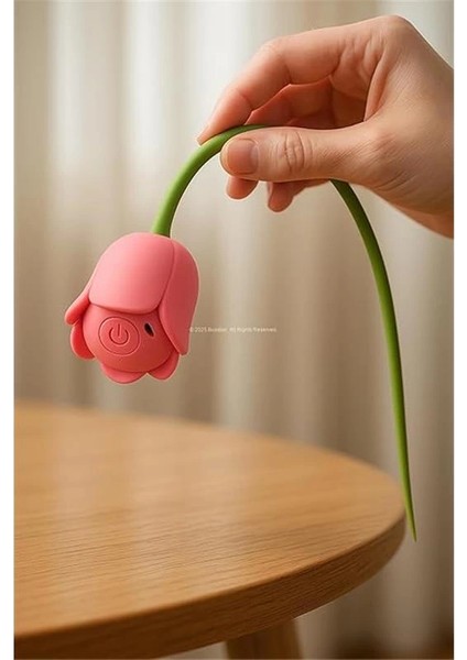 Akıllı Interaktif Kedi Oyuncağı, Lale Şeklinde USB Şarjlı Otomatik Hareket Eden Silikon modelleri