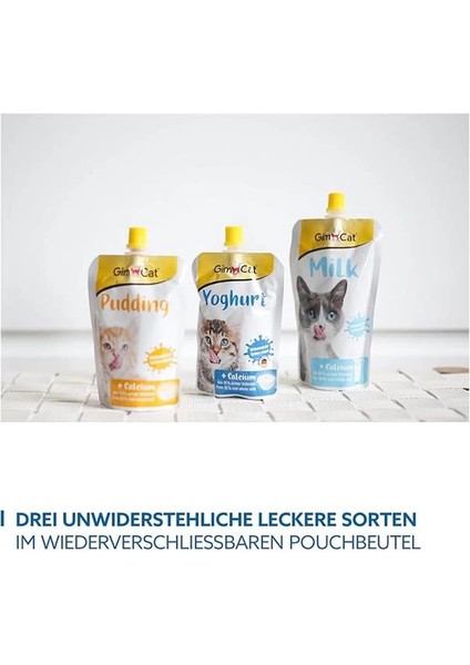 Yoğurt Kediler Için Tamamlayıcı Mama, Zengin Protein, Sindirime Yardımcı 150 G