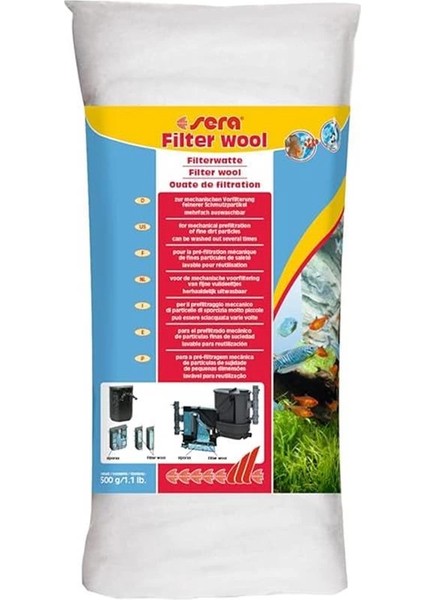 Filtre Yünü 500 G, 0,5 Kg. Akvaryum Filtre Aksesuarları