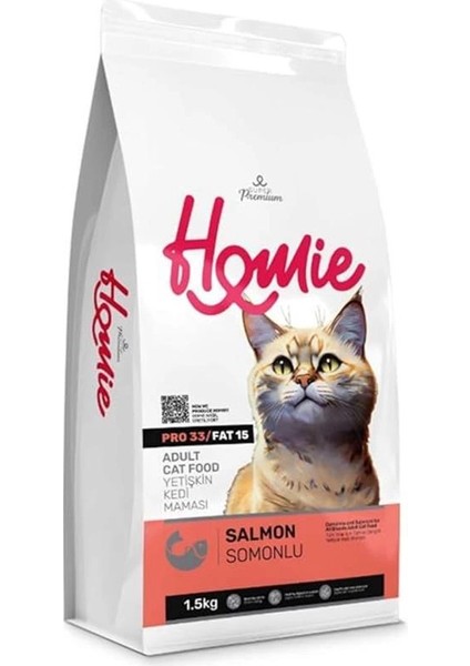 Süper Premium Somonlu Yetişkin Kedi Maması 1.5 kg