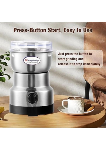 Mini Baharat Kahve Öğütücü Elektrikli 10S Hızlı Öğütücü Çok Işlevli Parçalama Makinesi fırsatları