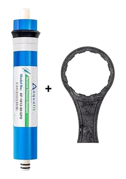 Tüm Su Arıtma Cihazlarına Uyumlu 80 Gpd Membran Ana Filtre + Açma Anahtarı Hediye