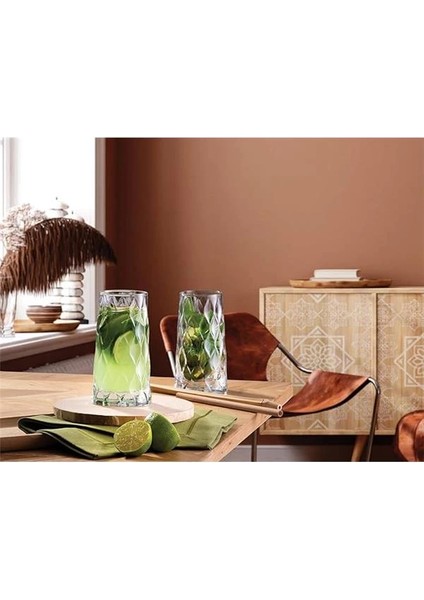 Leafy Meşrubat Bardağı 345 Cc, Standart 4 Adet fırsatları