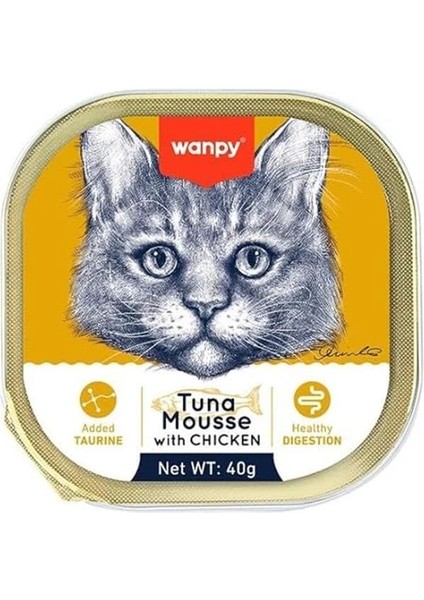 Ton Balıklı ve Tavuk Yaş Pate Kedi Maması, 40 Gr, 6 Adet fiyatları