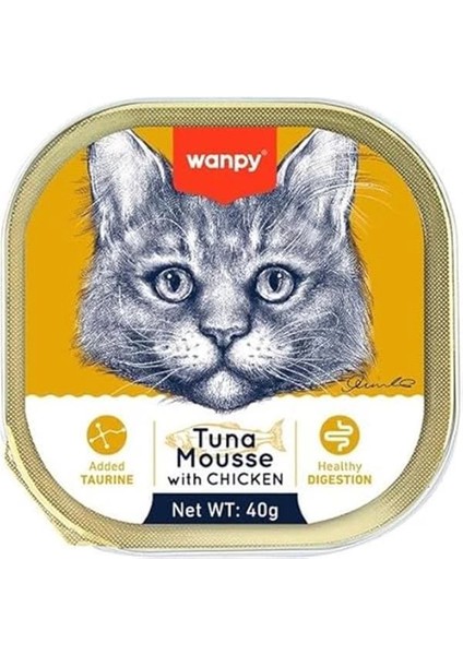 Ton Balıklı ve Tavuk Yaş Pate Kedi Maması, 40 Gr, 6 Adet modelleri