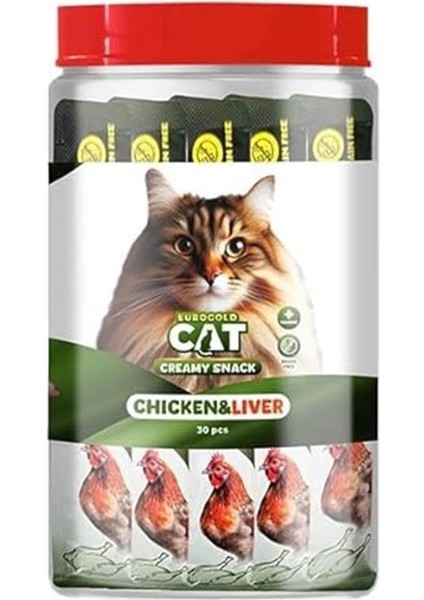 Cat Sıvı Kedi Ödülü Tavuk - Ciğer 30X15 gr fiyatları