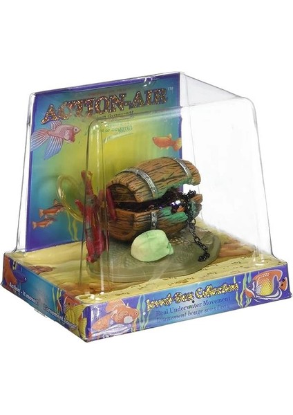 Penn-Plax Havalandırmalı Süsleme, Mücevher Fıçısı - Açılır ve Kapanır - Küçük fiyatları