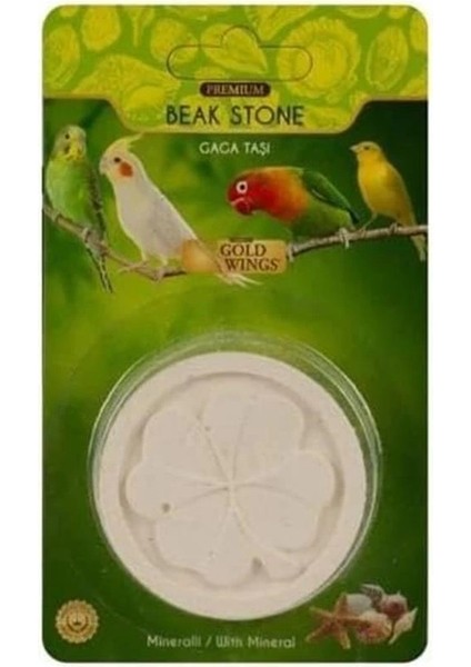 Gold Wings Premium Kuşlar Için Mineralli Kalsiyumlu Gaga Taşı