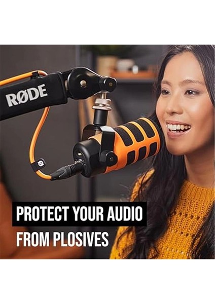 Røde WS14 Premium Pop Filtre Podmic ve Podmic USB Için (Mor)